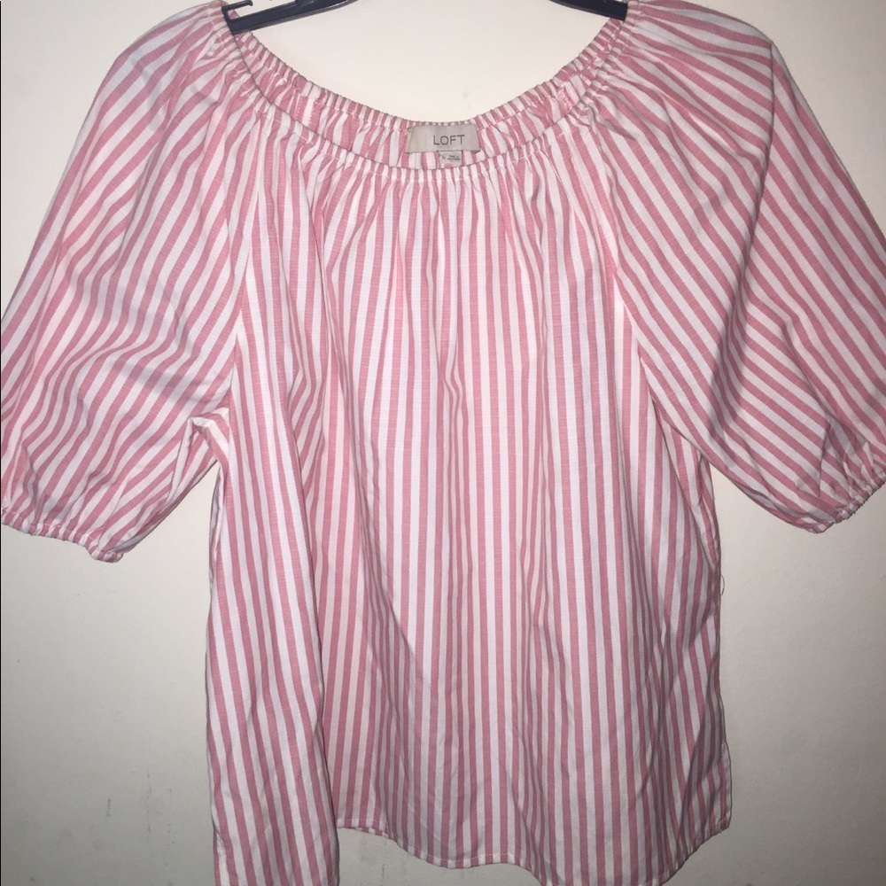 Off shoulder Loft blouse